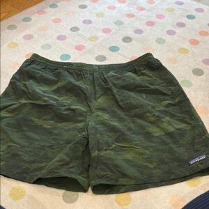Patagonia Green Camo bathing suit